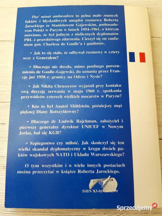 Pięć minut Ambasadora Robert Jarocki PWN 1993 sprzedam