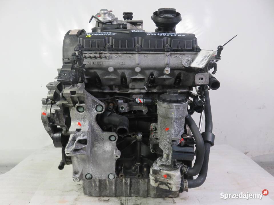 SILNIK VW PASSAT B6 19 TDI PD 105 BKC KOMPLETNY małopolskie