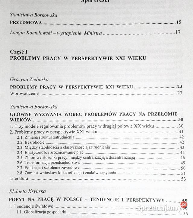 Problemy pracy i polityki społecznej w