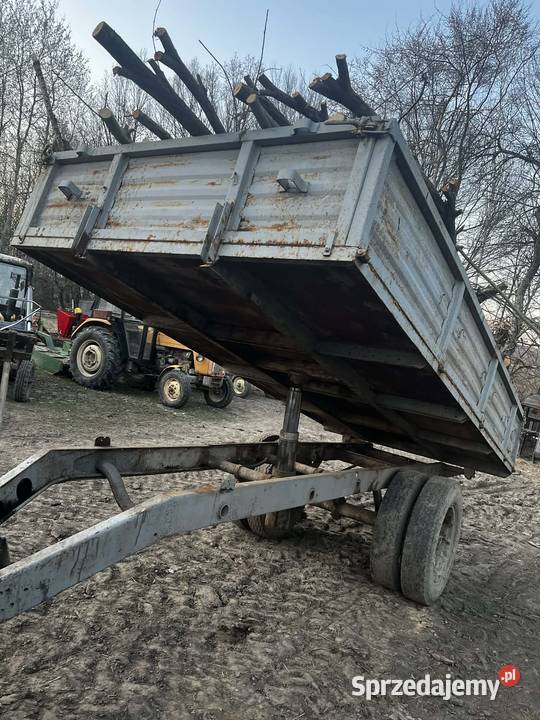 przyczepa wywrotka jednoosiowa nieuszkodzony Biecz sprzedam