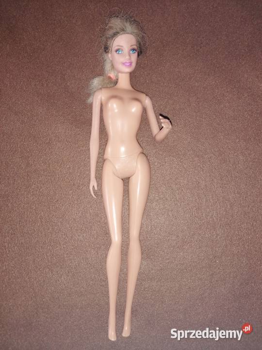 Lalka Barbie w srebrnej sukience miniMattel łódzkie Łódź