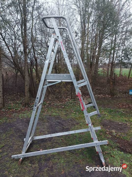 Rusztowanie drabina aluminiowa jezdna Faraone Sterdyń