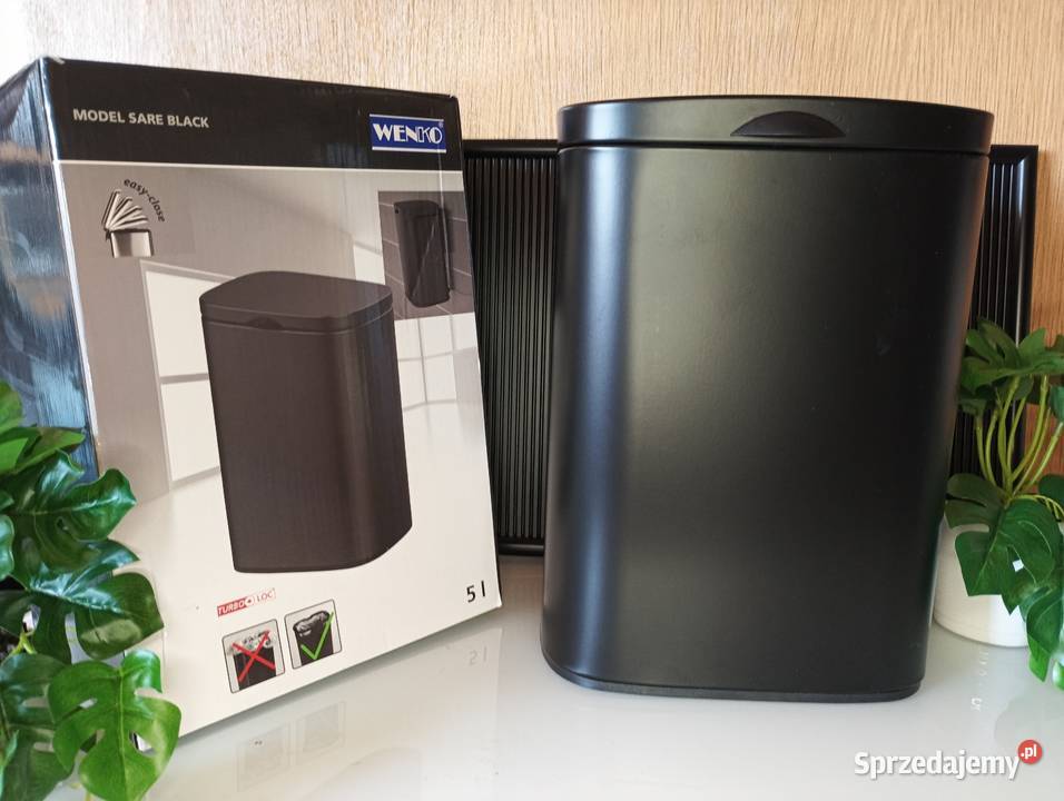 Kosz na śmieci śmietnik łazienkowy 5 l wenko Trzcianka