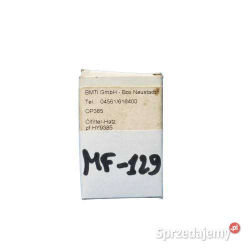 SFFILTER HY9385 Filtr oleju Do maszyn budowlanych Poznań