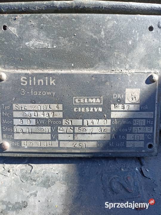 silnik elektryczny 30KW napęd sterowanie Koszalin sprzedam
