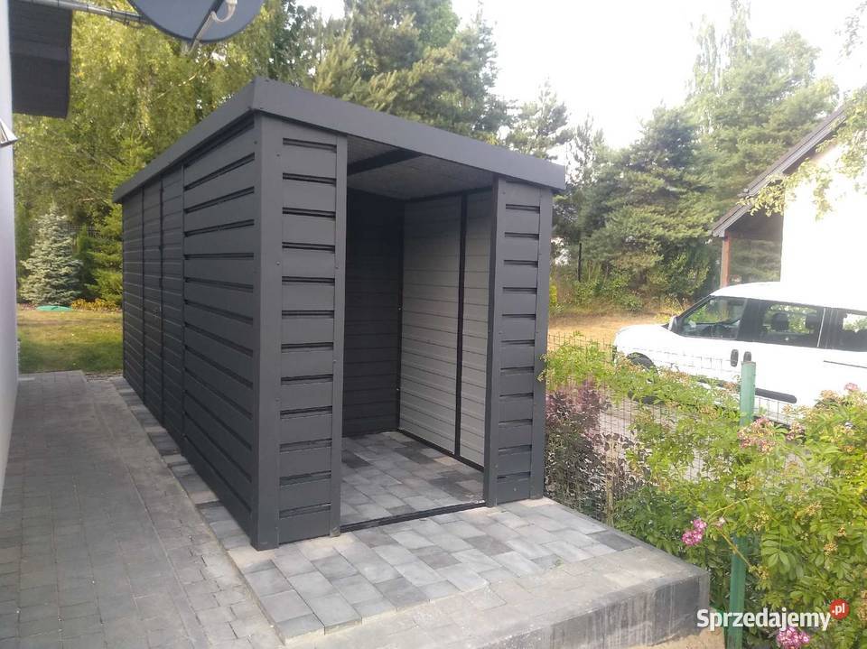 Drewutnia metalowa z panelami na wymiar Włoszczowa