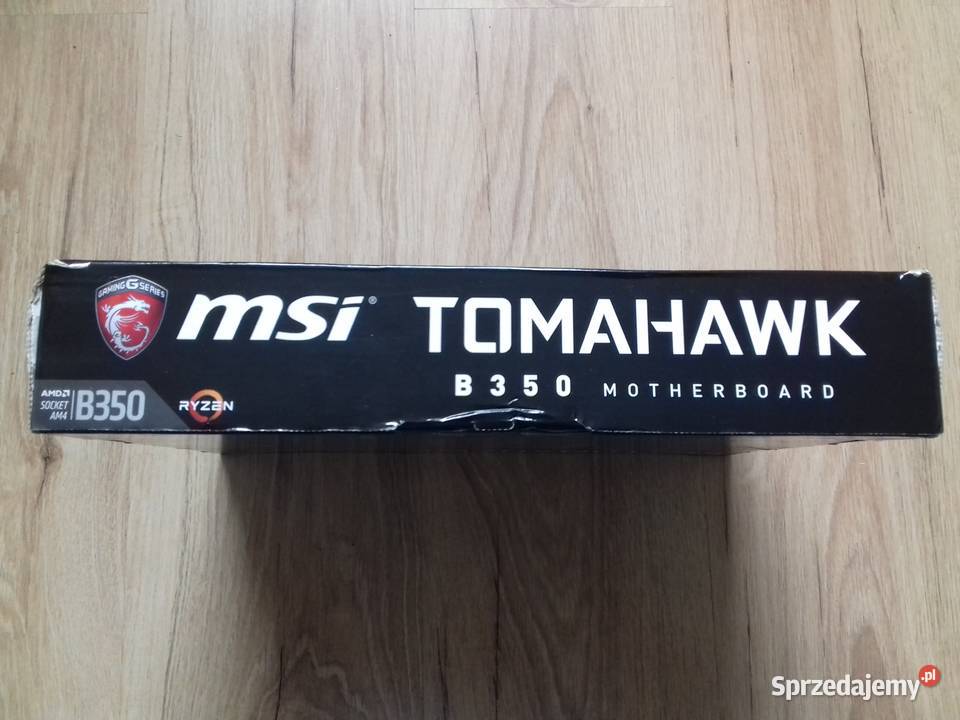 Pudełko płyty głównej ATX MSI Tomahawk B350 CD Maks. Ilość pamięci 128 kujawsko-pomorskie Bydgoszcz