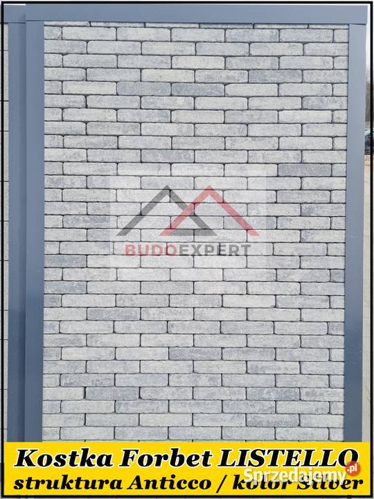 Kostka brukowa Forbet LISTELLO mix Silver Piryt Gorzyce