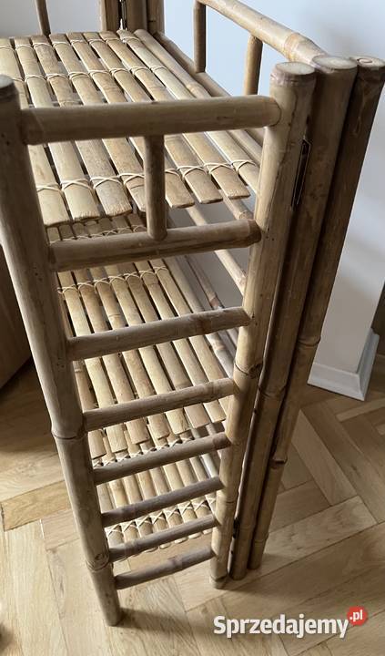 Półki bambusowe Regał Meble Warszawa