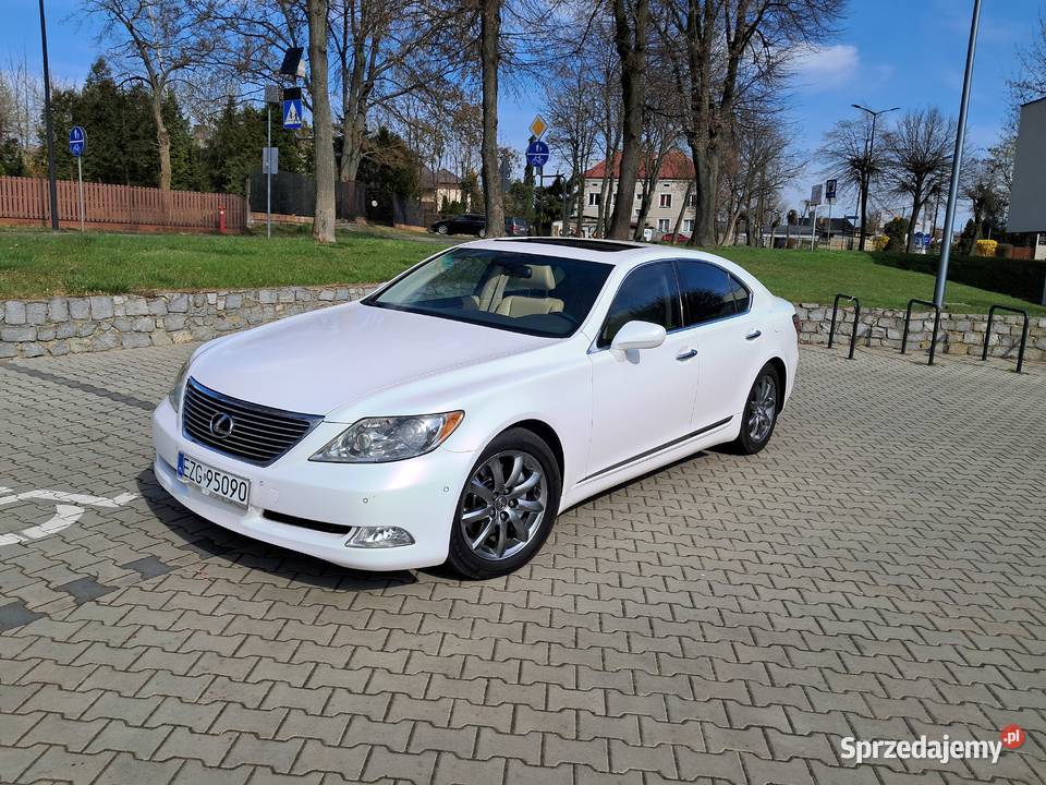 Piękny zadbany ikona komfortu Lexus Ls460 kamera cofania Łódź