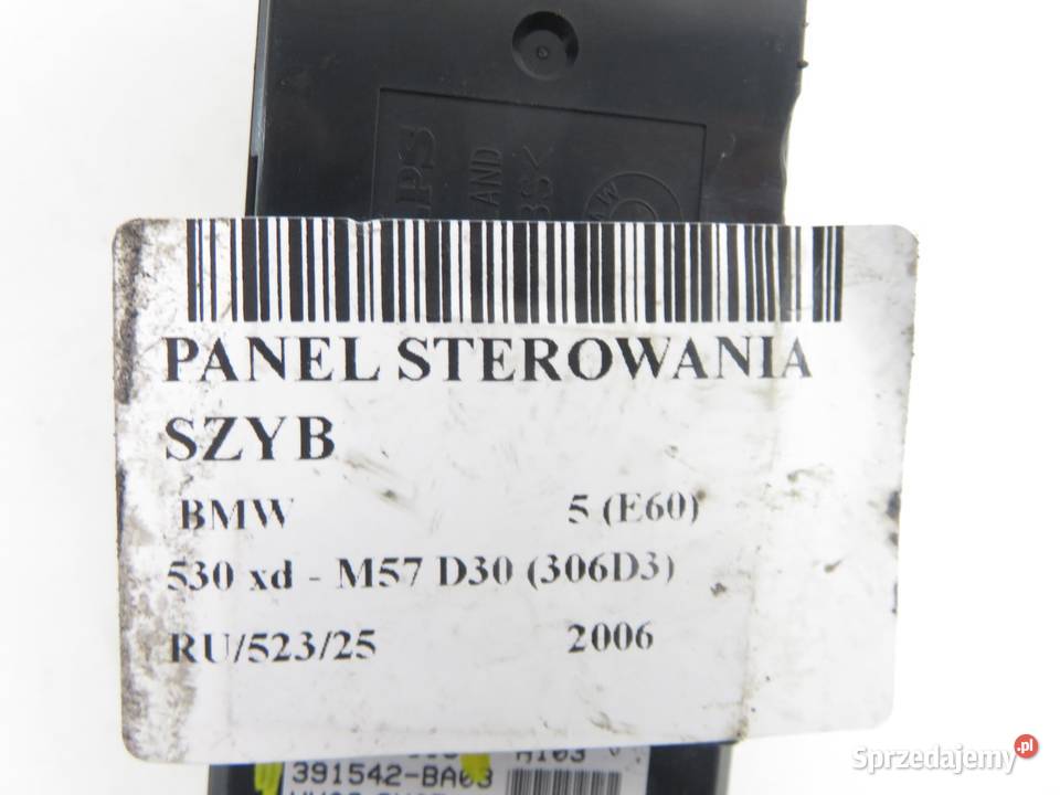 PANEL SZYB BMW 5 E60 6951915 osobowe