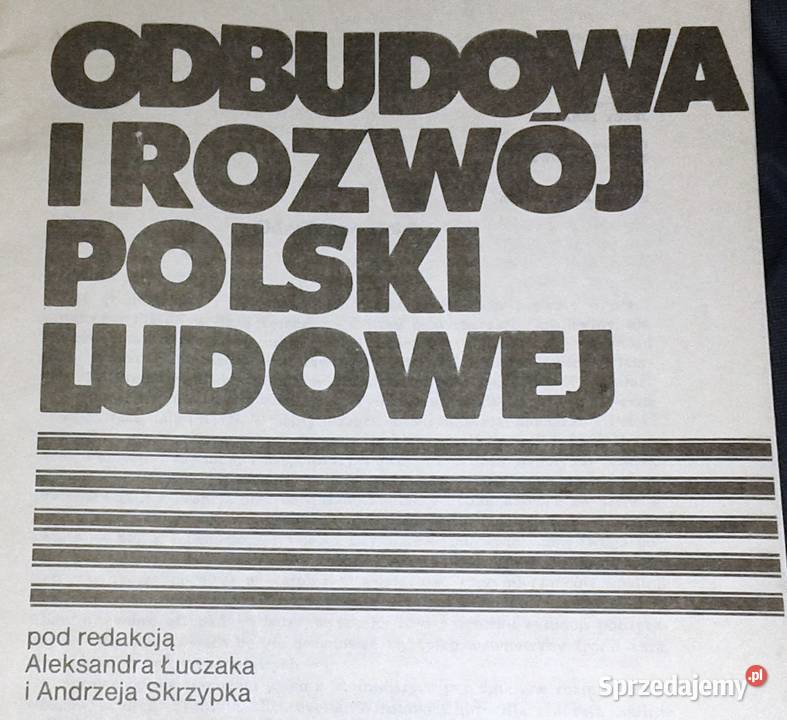 Polska ostatnie pół wieku A Łuczak A Skrzyp sprzedam
