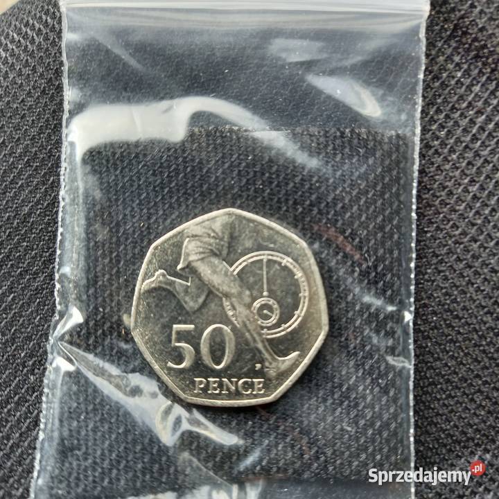 50 PENCE Sir Roger Bannister James Butler Zemborzyce Podleśne