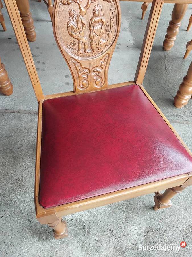 zestaw stylowy stół z krzesłami Byczyna