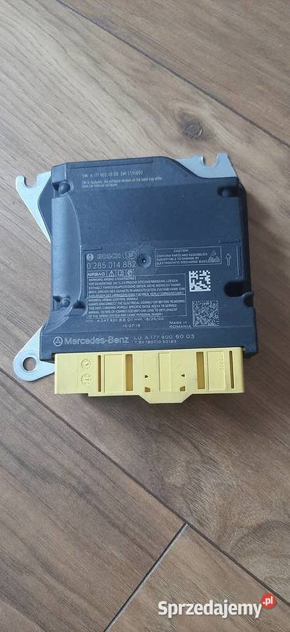 Moduł sensor airbag Mercedes A klasa W177 Rok produkcji 2018 Chocianów