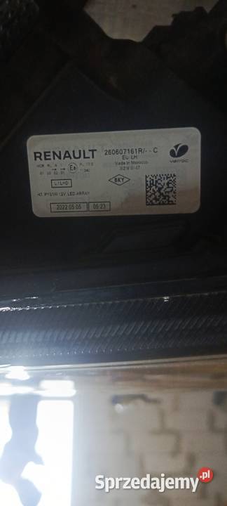 Lampa Dacia Sandero lll osobowe Brześć Kujawski