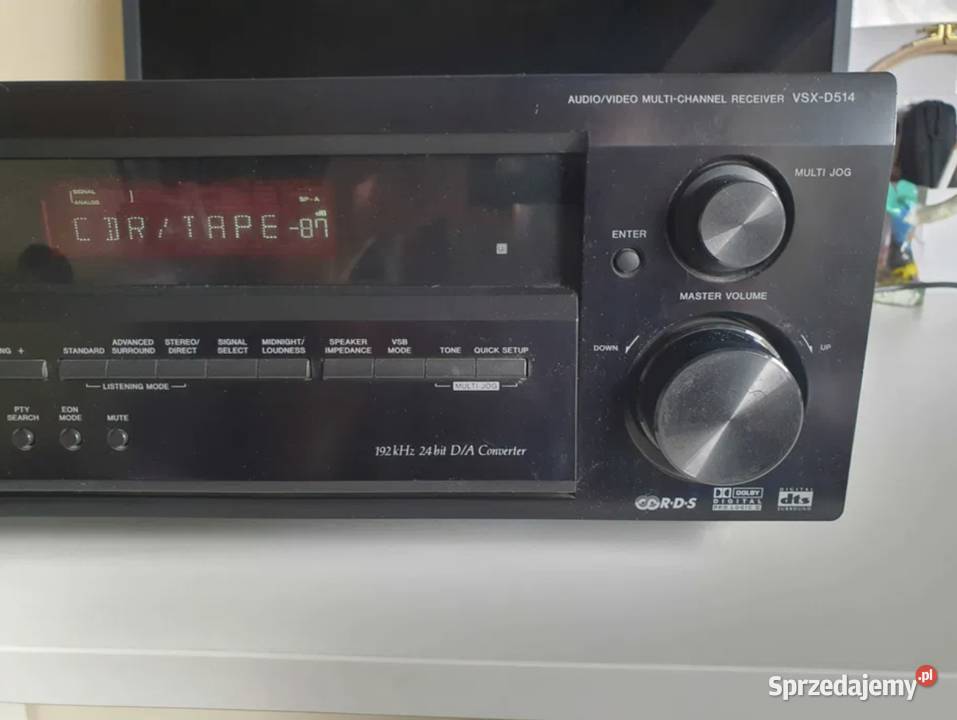 PIONEER VSXD514 z pilotem amplituer wzmacniacz Zestawy kina domowego sprzedam