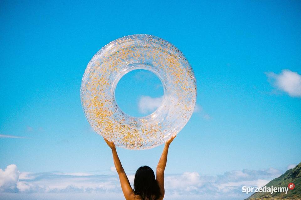 Brokatowe koło do pływania 107x27 INTEX 56274 wielkopolskie Poznań