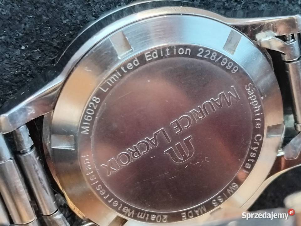 Szwajcarski zegarek edycja limitowana Wagowo