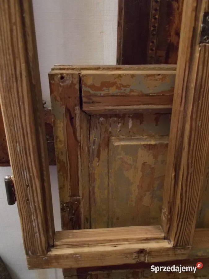 Stara Rama OkiennaZabytkowaDo OzdobyLite Drewno zachodniopomorskie Szczecin