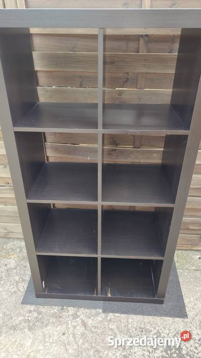 Regał IKEA Kallax 4x2 czarnobrąz