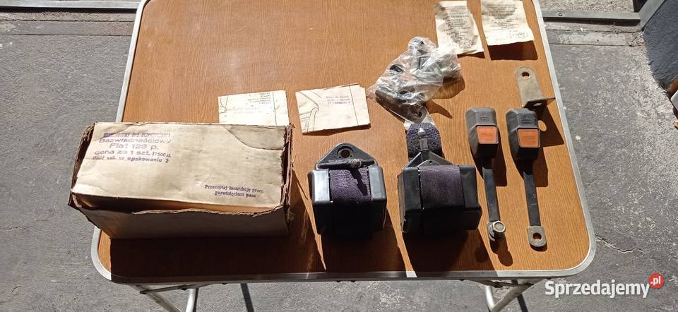 Fiat 126p bezwładnościowe pasy bezpieczeństwa śląskie Czeladź