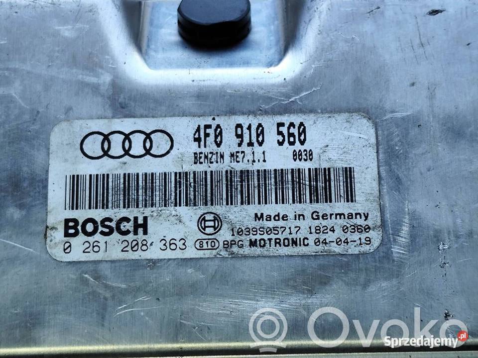 Audi A8 D3 42 BFM STEROWNIK KOMPUTER SILNIKA ECU Silniki i osprzęt