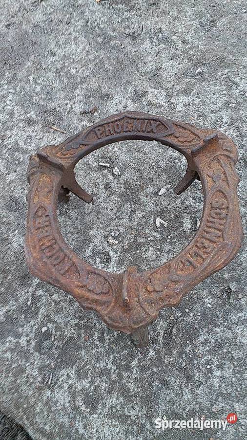 PrzedwojennaStylowa podstawa pod garnekZ żeliwa Antyki, Sztuka, Kolekcje Barlinek