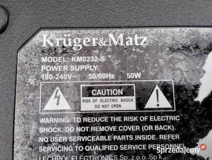 KRUGER MATZPłyta główna i podswietlenie wifi kujawsko-pomorskie Nakło nad Notecią