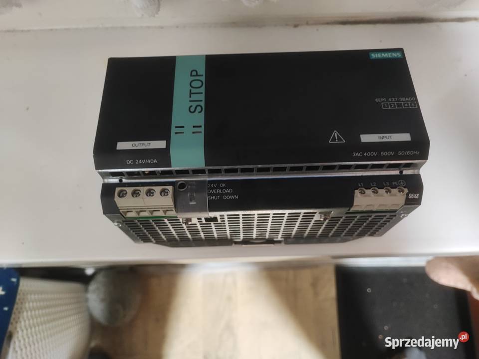 Siemens SITOP power 40 24V 40A 6EP1 4373BA00 Pozostałe