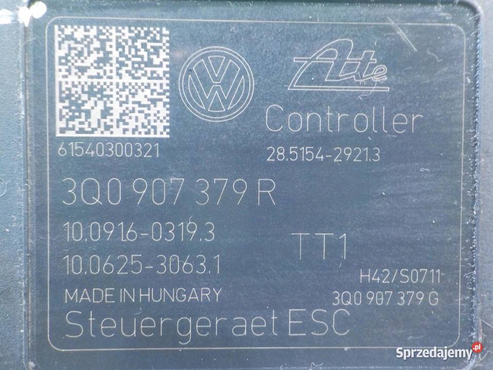 VW GOLF VII 14 TSI 15r 5D HB pompa ABS Suków sprzedam