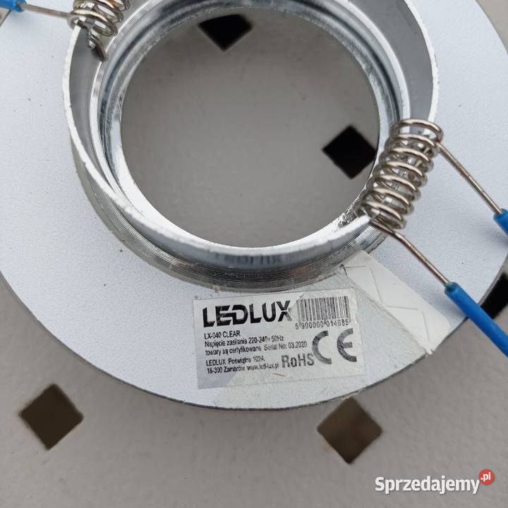 OPRAWA HALOGENOWA LX040 CLEAR LEDLUX 6 Sztuk Kamień Pomorski