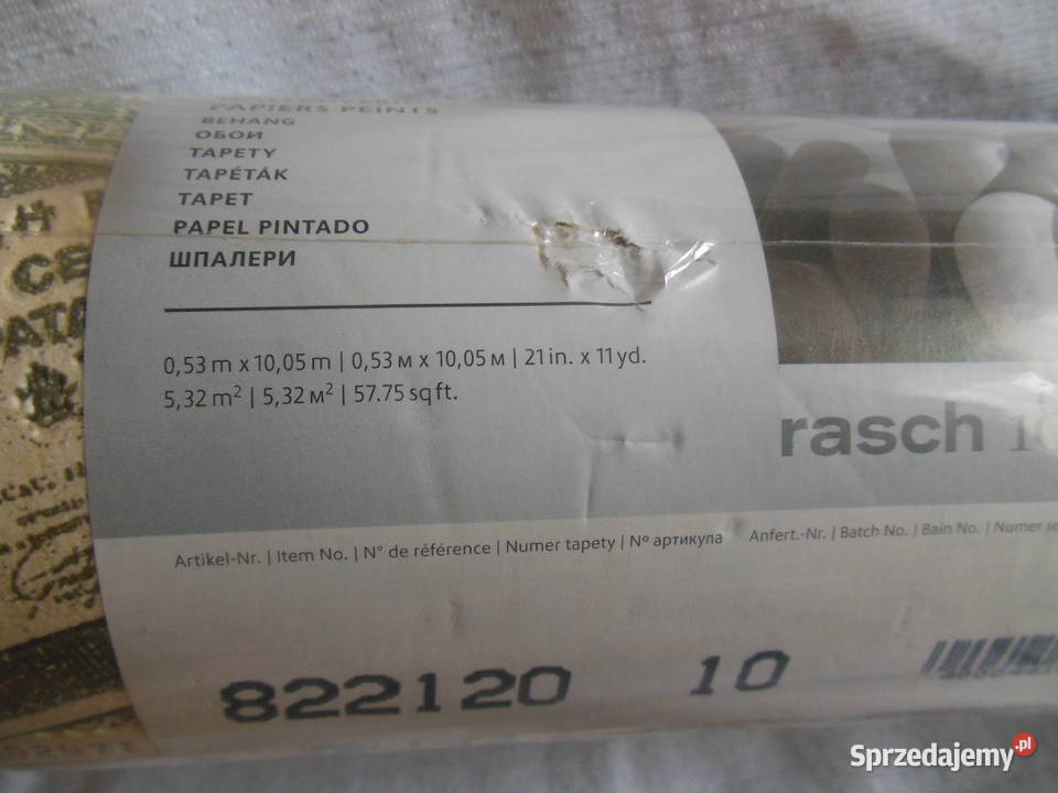 Tapeta w banknoty rasch Rolka Kielce