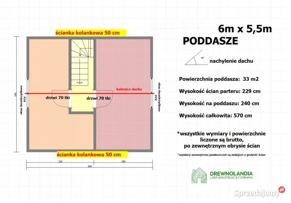 Dom Całoroczny P3 550 x 600 lubuskie Gorzów Wielkopolski