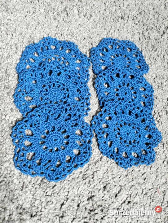 Podstawki z włóczki rękodzieło Nagradowice sprzedam