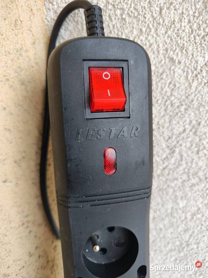 Listwa zasilająca LESTAR 5 gniazd z uziemieniem Olecko sprzedam
