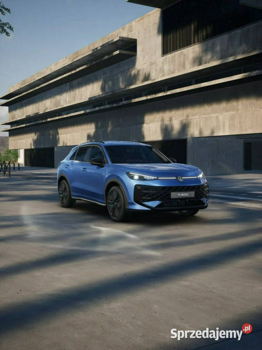 Volkswagen TRoc Wersja RLine 15 eTSI 150 DSG czujnik zmierzchu Łódź