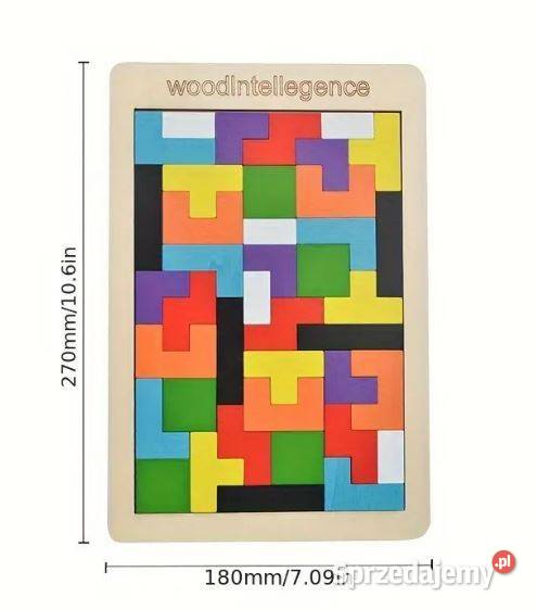 drewniana zabawka edukacyjna drewniana tangram Płock