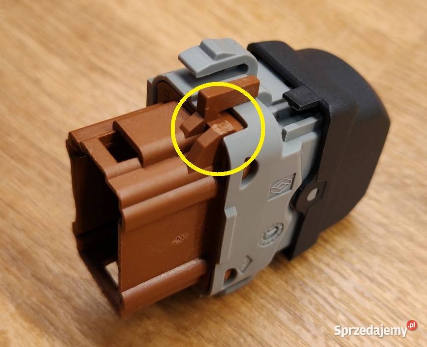 NOWY OE przełącznik szyby pasażera RENAULT Układ elektryczny