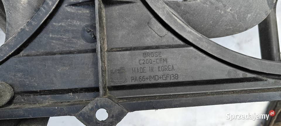 Wentylatory Ssangyong Actyon 20102017 osobowe Siechnice sprzedam