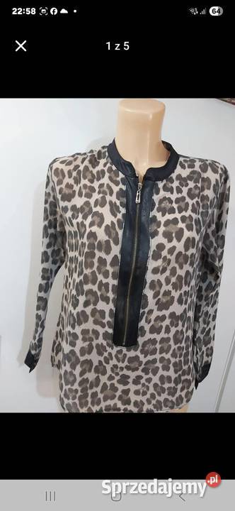 M Bluzka panterka tiulowa długi Braniewo