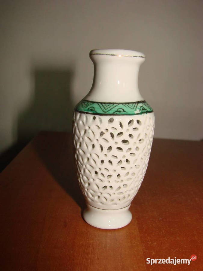 ażurowy porcelanowy wazonik Antyki, Sztuka, Kolekcje Pruszcz Gdański