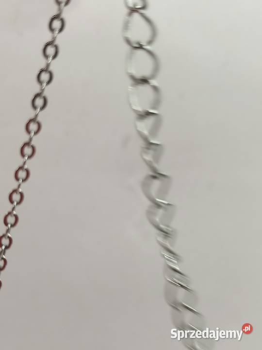 Naszyjnik trzy różowe szlifowane szkiełka