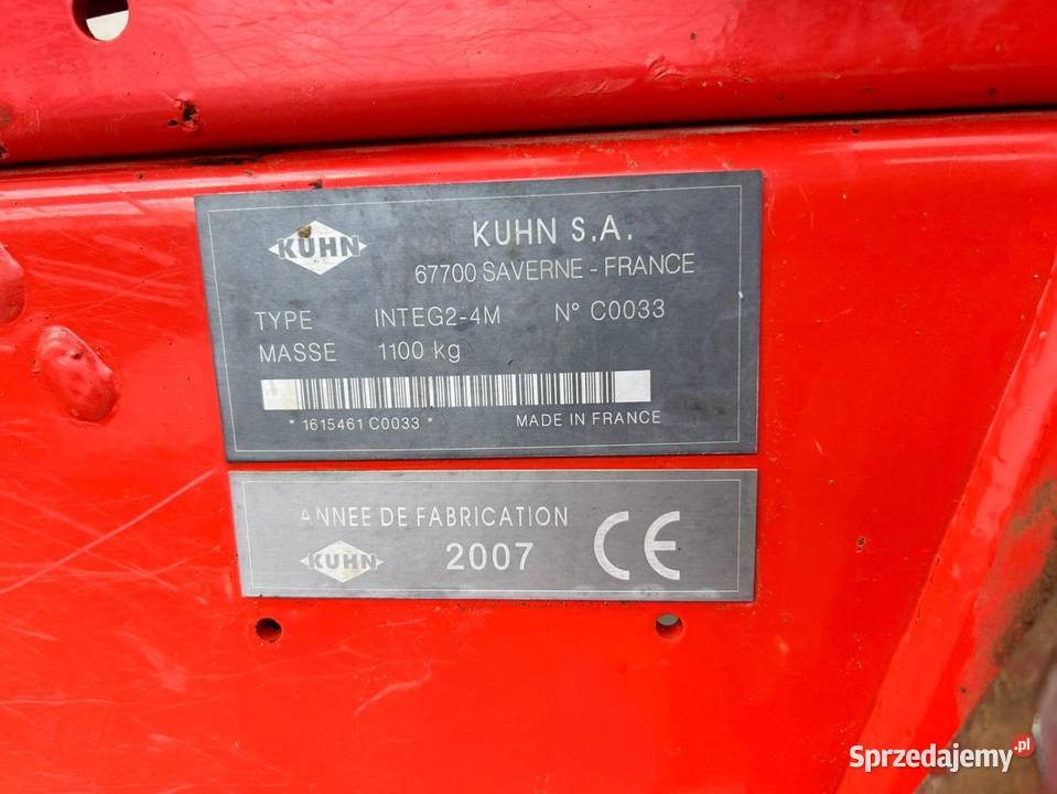 Siewnik talerzowy bezorkowy Kuhn vaderstadt Turek