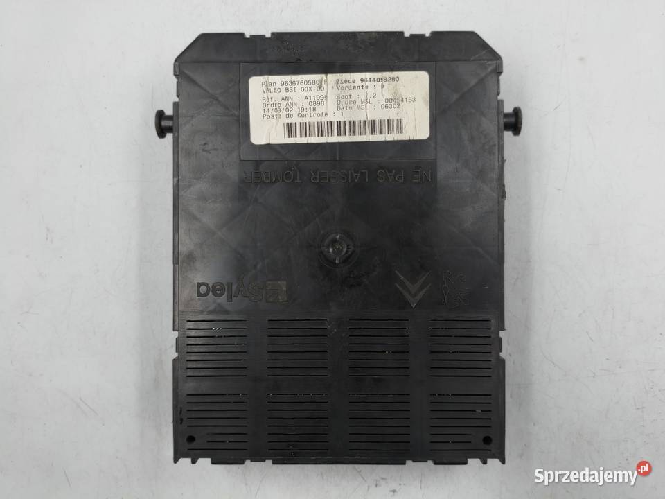 Sterownik Silnika Peugeot 307 20 16v 9646345080 Wyszków sprzedam