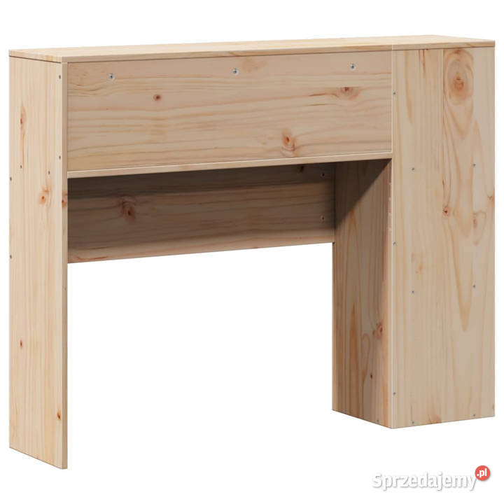Wezgłowie do łóżka z półkami 90 lite drewno sprzedam