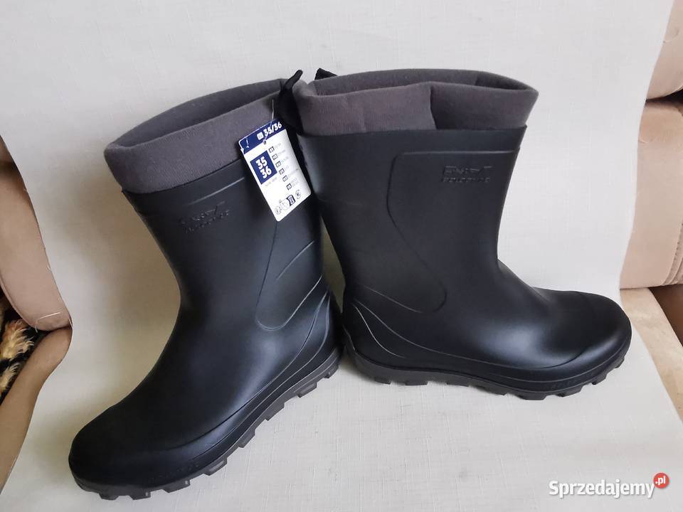 Kalosze ocieplane Solognac r3536Nowe Kozaki Zamość