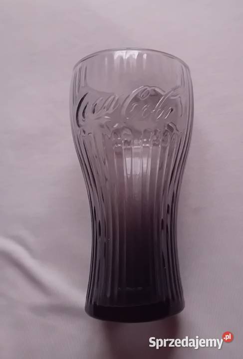 Czarnografitowa kolekcjonerska szklanka Coca Koźminek