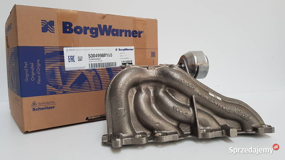 Nowa turbosprężarka BorgWarner KKK 53049980165 Turbosprężarki mazowieckie Siedlce