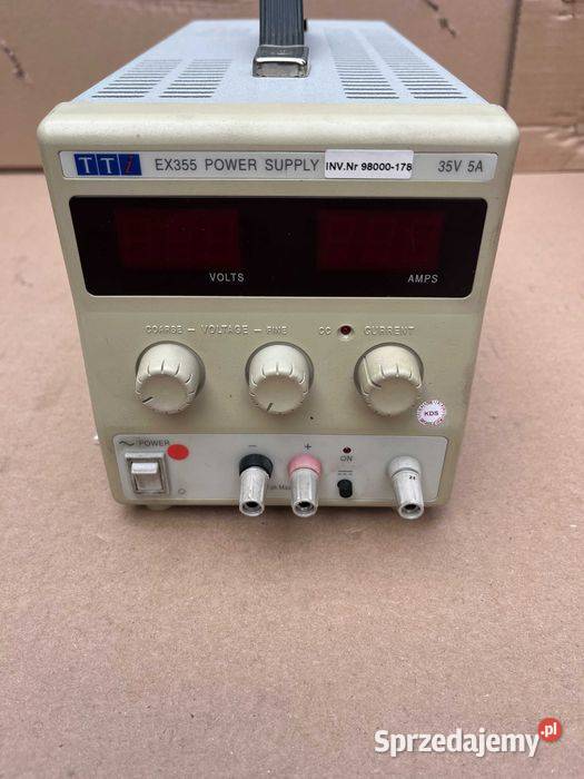 EX355 POWER Zasilacz laboratoryjny 0 35V 0 5A Tuliszków sprzedam